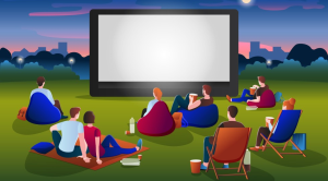 Outdoor movie